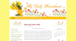 Desktop Screenshot of mydailynourishment.rubybenz.com